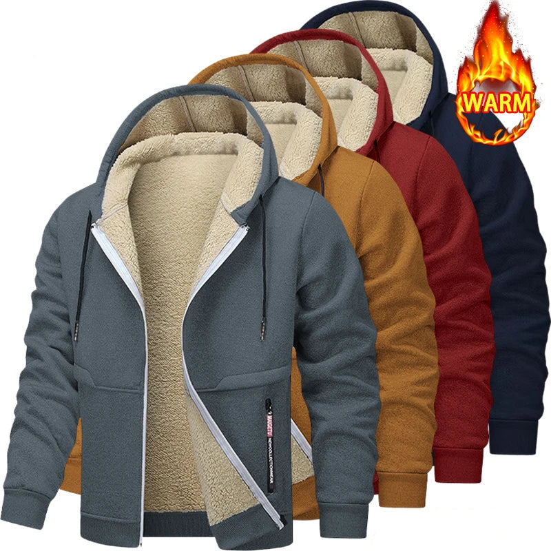 Gilet Décontracté à Capuche & Doublure Polaire - Homme