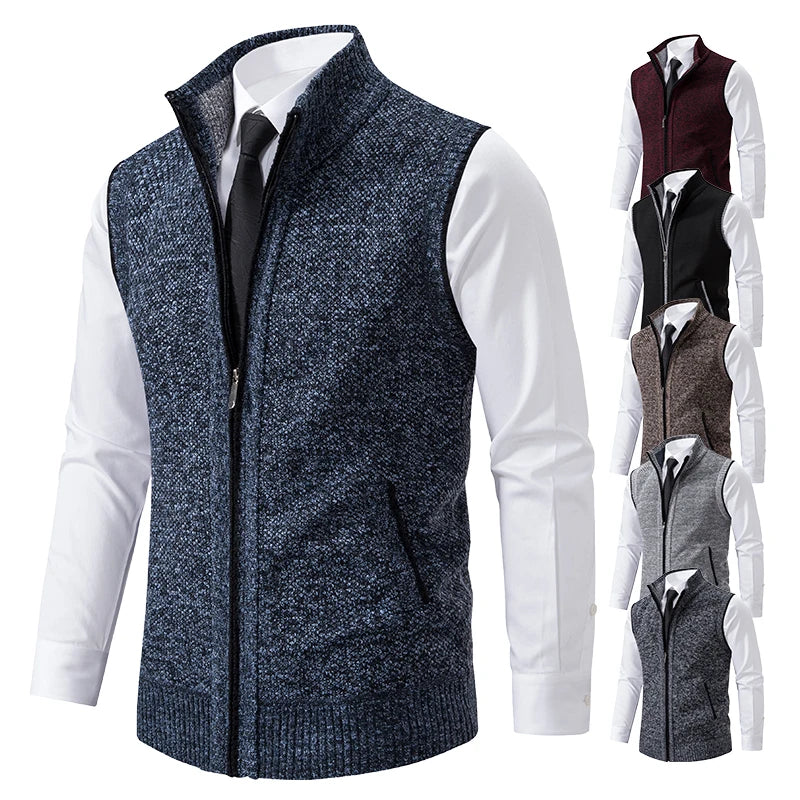 Intims - Gilet sans manches à maille col cheminée pour Homme - 87342FR