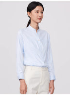 Intims - Chemise col mao ajustée en fibres de bambou pour Femmes - 19284FR