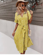 Intims - Robe Midi Imprimée à Fleurs pour Femme - 97531FR