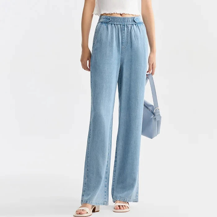 Intims - Jeans ample coupe droite pour Femme - 98263FR