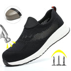 Lightweight Mesh Breathable Work Trainers - STEEL Reinforcement