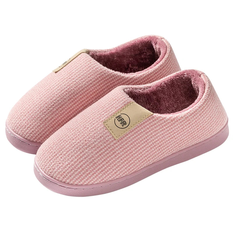 Pantoufles Antidérapantes et Chaudes en Coton & Polaire