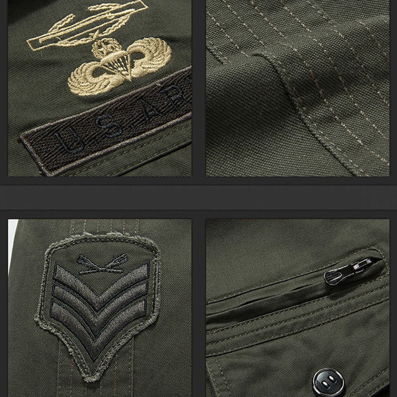 Veste U.S Army à Doublure Polaire Chaude - Homme