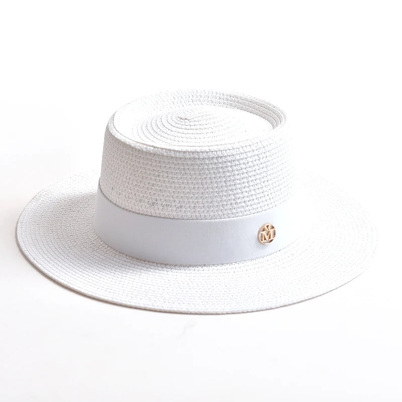 Intims - Chapeau de Paille Coloré à Ruban - 17 Couleurs