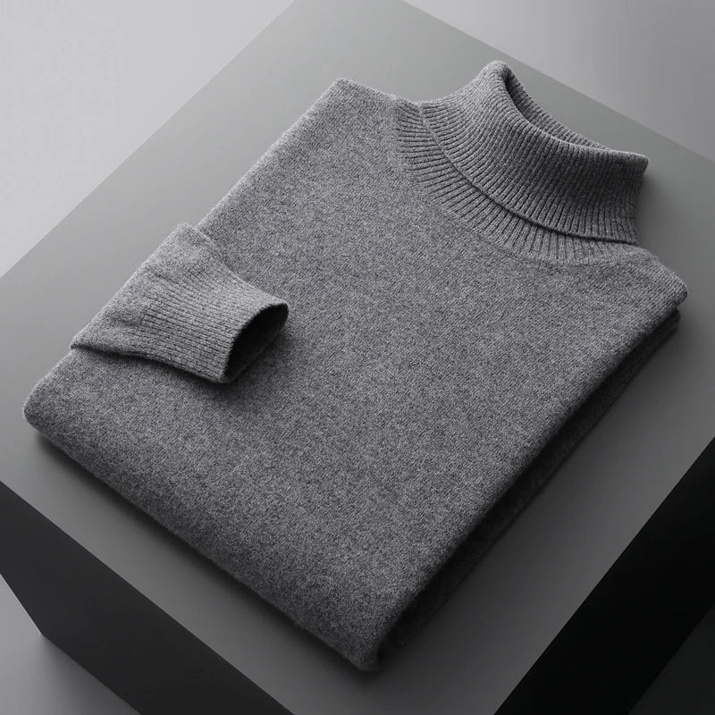 Pull Col roulé 100% Laine de mérinos