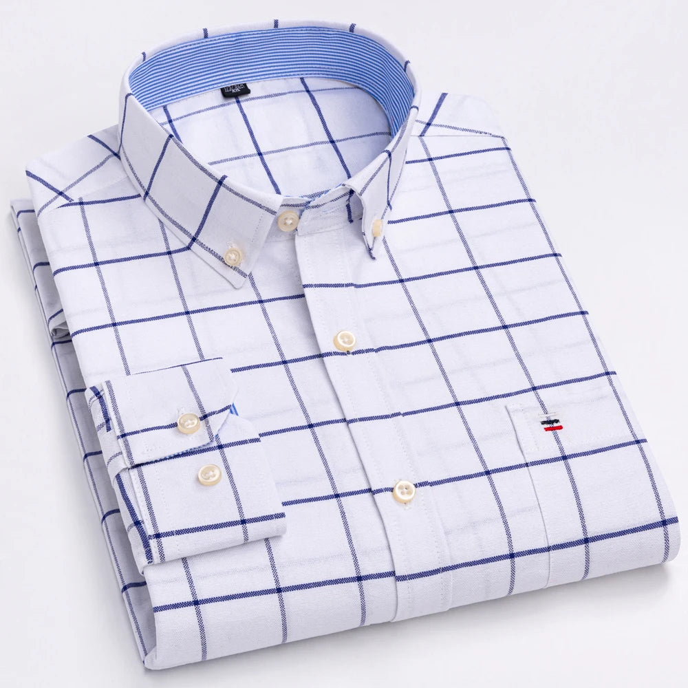 Intims - Chemise Décontractée à Carreaux/Rayures en Coton pour Hommes - 31452FR
