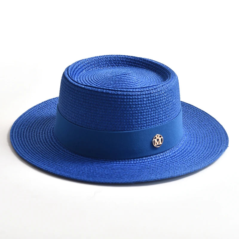 Intims - Chapeau de Paille Coloré à Ruban - 17 Couleurs