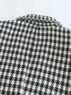Ensemble Blazer & Short Motif Pied-de-poule