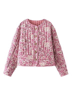 Intims - Veste Mi-Saison Matelassée Motif Floral Printanier - 87421FR