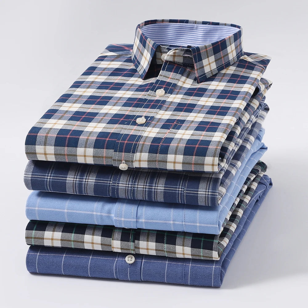 Intims - Chemise Décontractée à Carreaux/Rayures en Coton pour Hommes - 31452FR