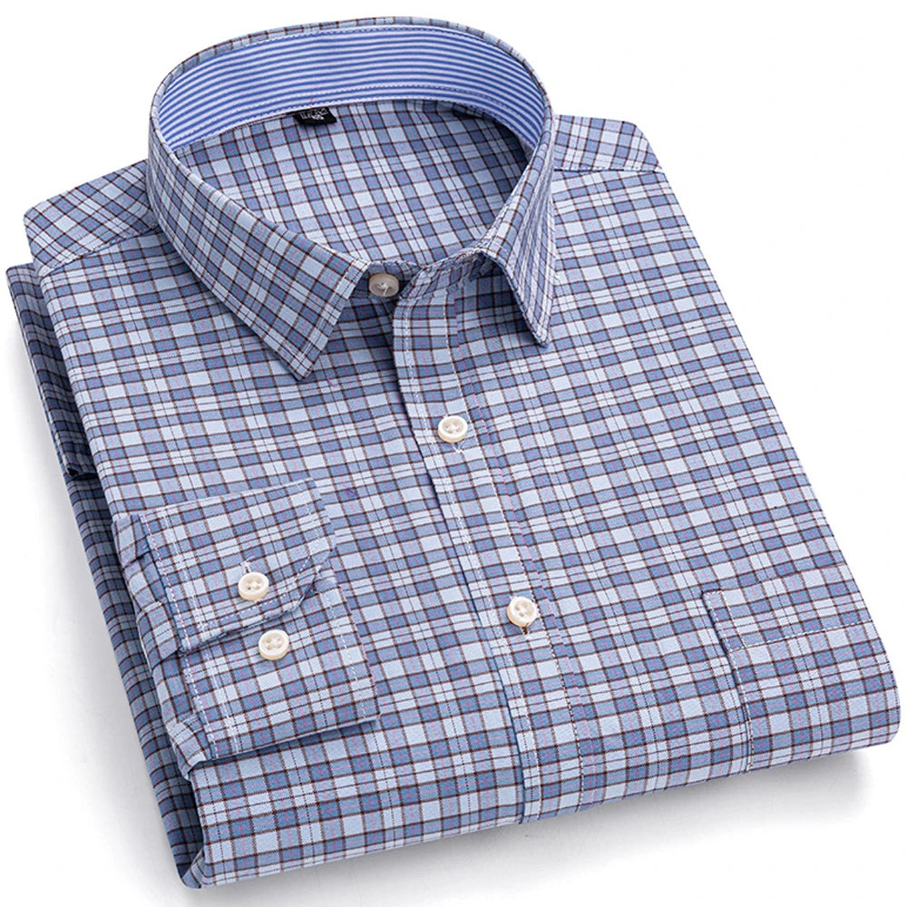 Intims - Chemise Décontractée à Carreaux/Rayures en Coton pour Hommes - 31452FR