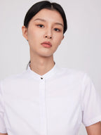 Intims - Chemisier Slim Fit Col Officier pour Femmes - 00123FR