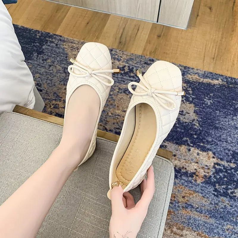 Ballerine Matelassées Imperméables Mi-Saison