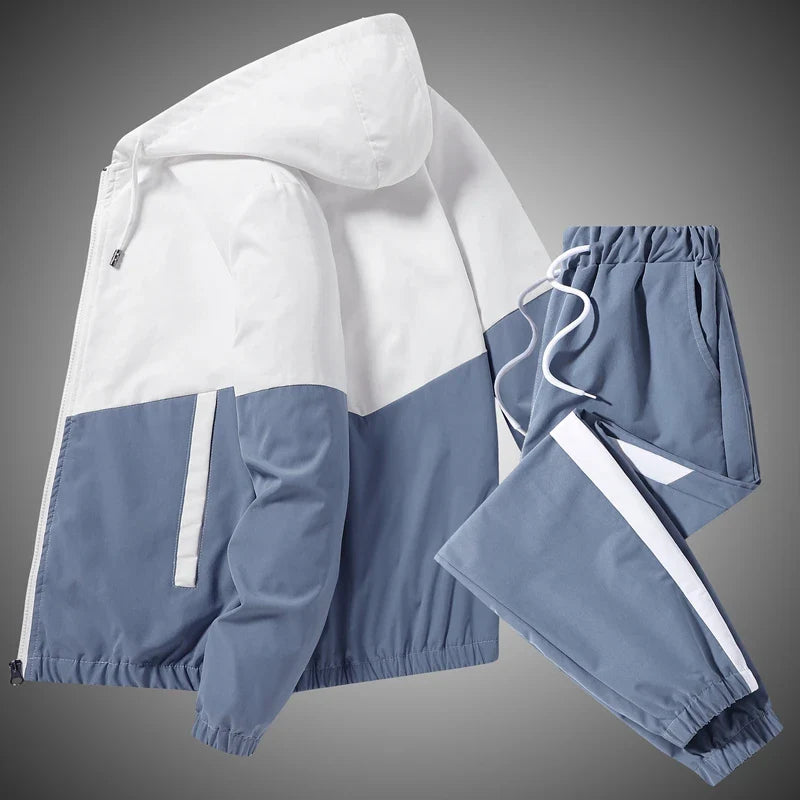 Ensemble de Survêtement Bicolore Homme