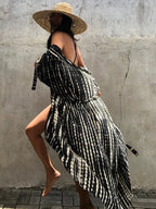 Intims - Kimono de Plage léger à Tie-Dye et Imprimé - 86420FR