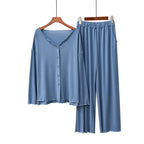 Intims - Pyjama en Coton Ultra-Doux Manches Longues & Pantalon pour Femme - 10002FR