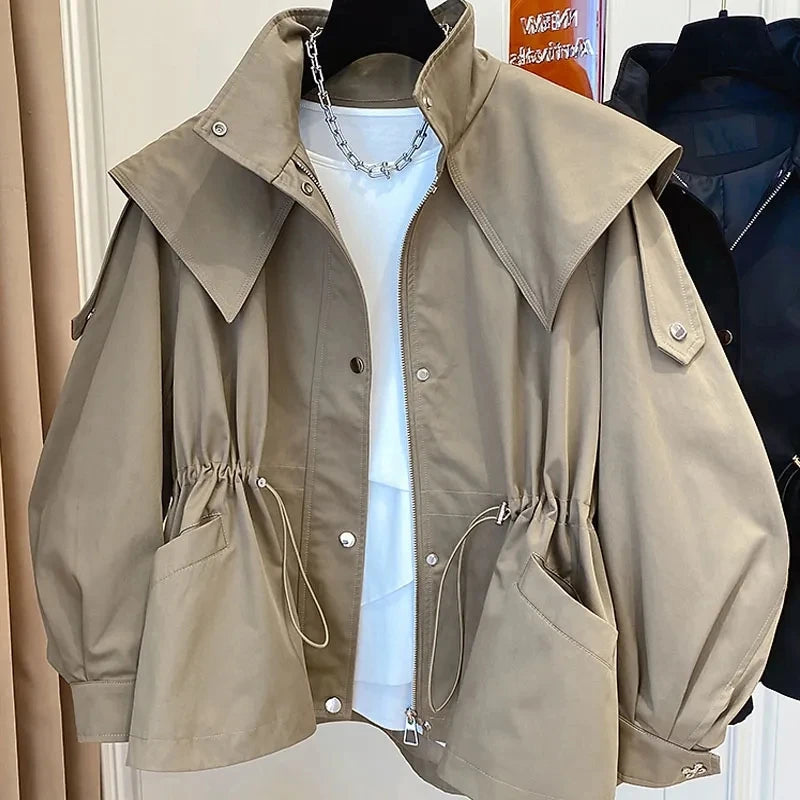Veste Coupe-Vent Mi-Saison imperméable à Capuche