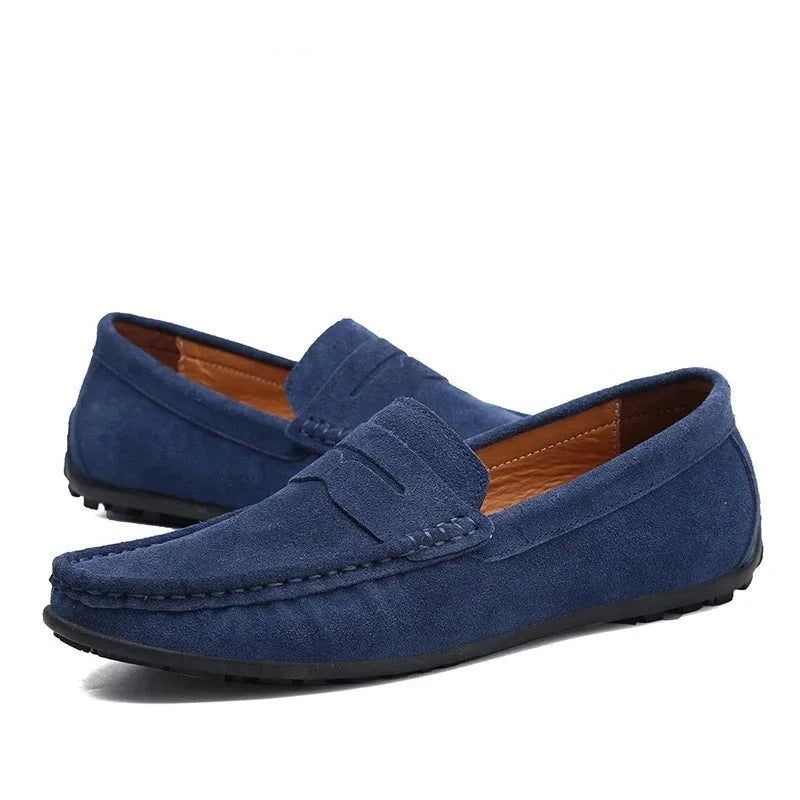 Intims - Mocassins Légers en Cuir Véritable pour Hommes - 20003FR