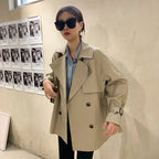 Intims - Trench Coat Court Style Britannique pour Femme - 57913FR