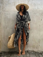 Intims - Kimono de Plage léger à Tie-Dye et Imprimé - 86420FR