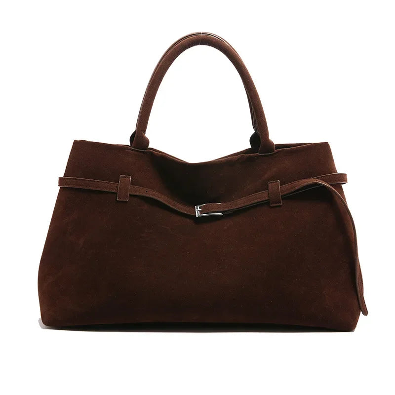 Intims - Sac à Main Luxueux en Daim avec Boucle - 73921FR