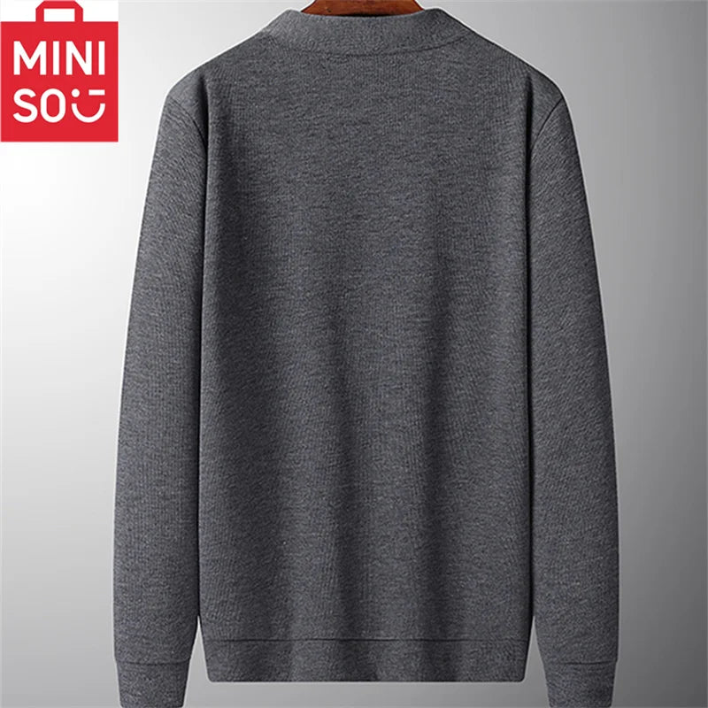 Intims - Cardigan épais Col V BASIC - Homme