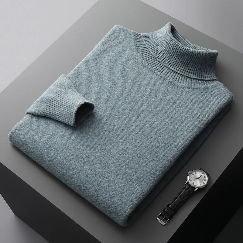 Pull Col roulé 100% Laine de mérinos