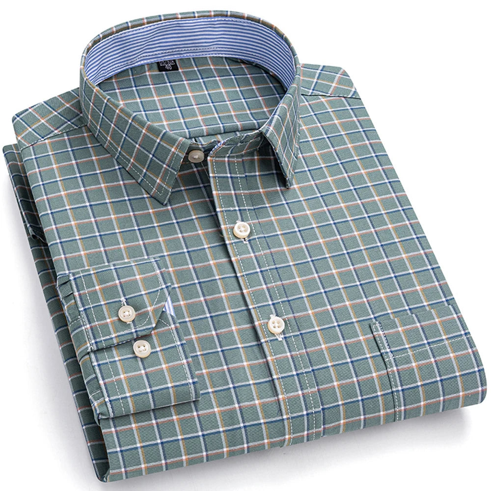 Intims - Chemise Décontractée à Carreaux/Rayures en Coton pour Hommes - 31452FR