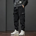 Pantalon Jogging Cargo à Taille Élastique pour Homme