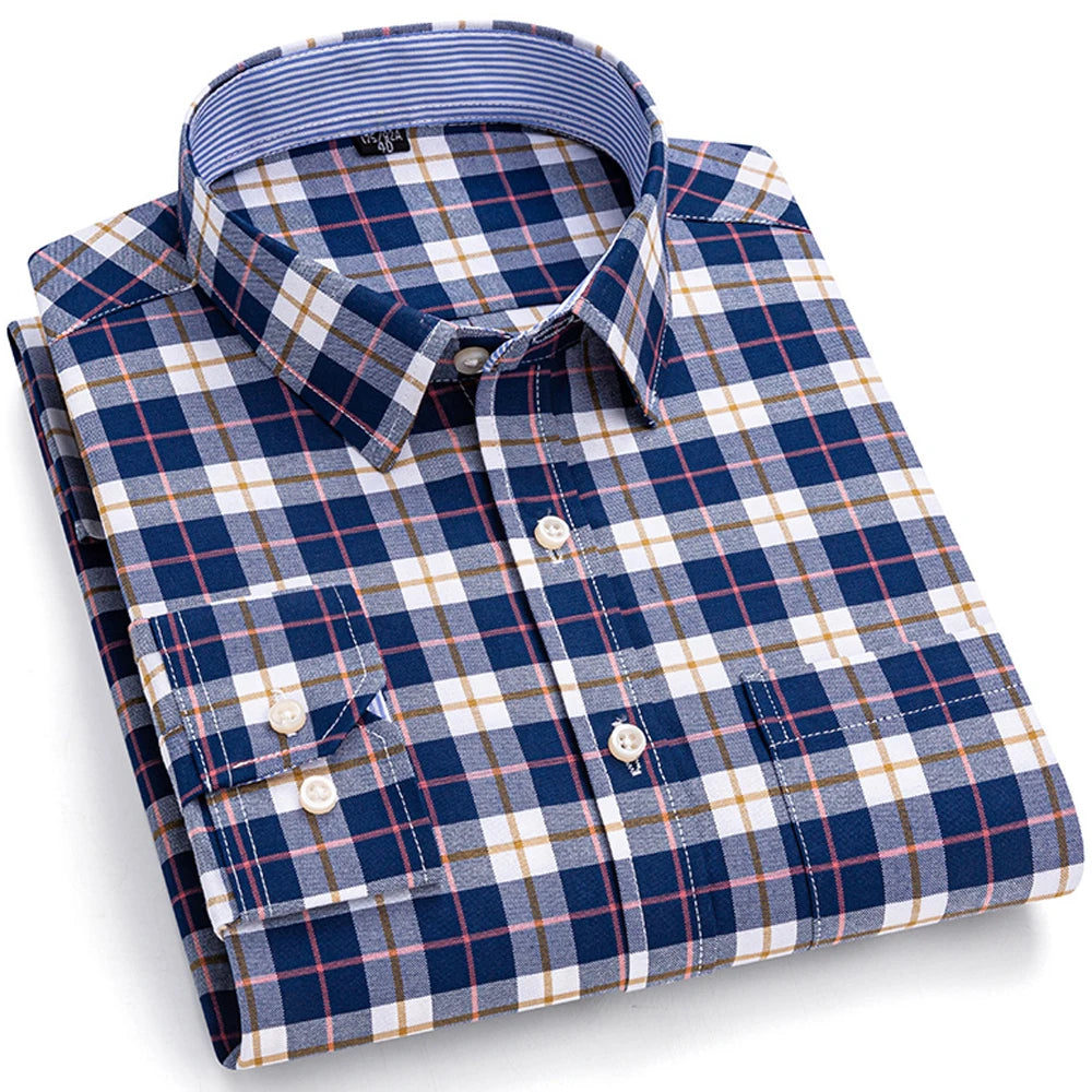 Intims - Chemise Décontractée à Carreaux/Rayures en Coton pour Hommes - 31452FR