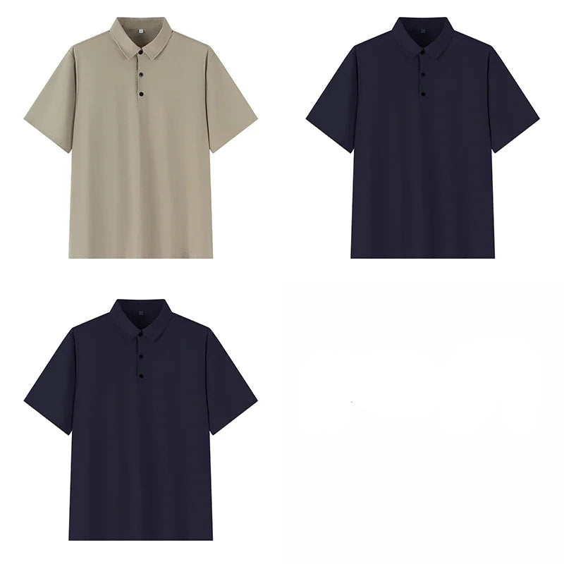 Intims - Lot de 3 Polos Manches Courtes en Grandes Tailles pour Hommes - 48321FR