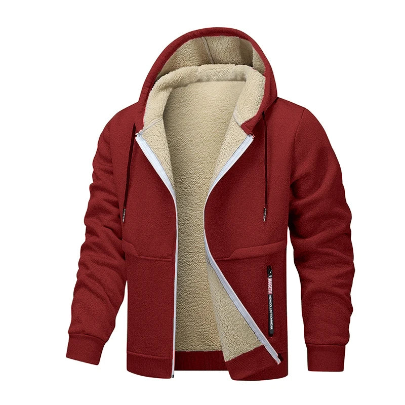 Gilet Décontracté à Capuche & Doublure Polaire - Homme