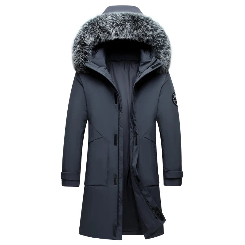 Intims - Parka chaude & longue de Montagne avec capuche en fourrure - 82937FR