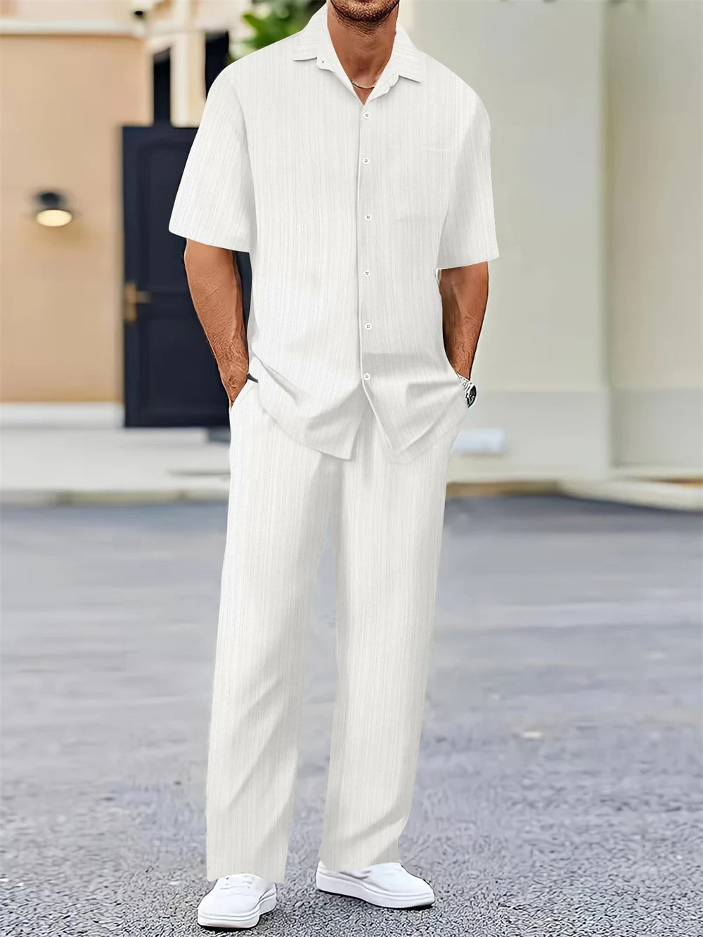 Intims - Ensemble Chemise & Pantalon Casual/ Chic - Tendance 2025