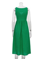 Intims - Robe Été Verte à Col en V pour Femmes - 67890FR