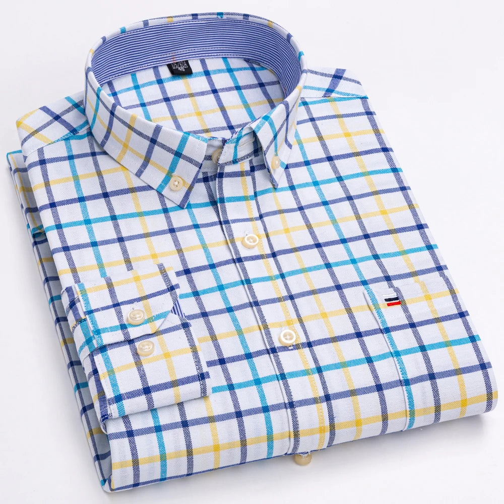 Intims - Chemise Décontractée à Carreaux/Rayures en Coton pour Hommes - 31452FR