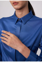 Intims - Chemise à manches longues toucher soie pour Femmes - 57692FR