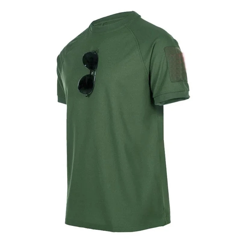 Polo Tactique Homme Séchage Rapide Manches Courtes