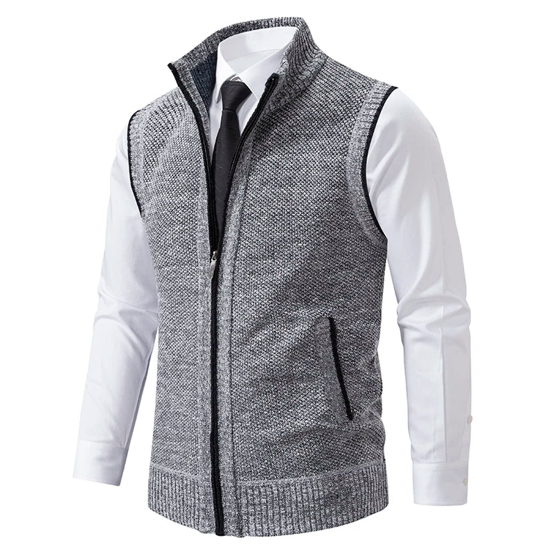 Intims - Gilet sans manches à maille col cheminée pour Homme - 87342FR