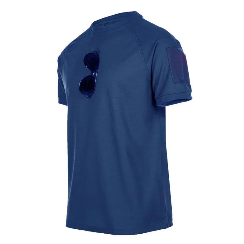 Polo Tactique Homme Séchage Rapide Manches Courtes