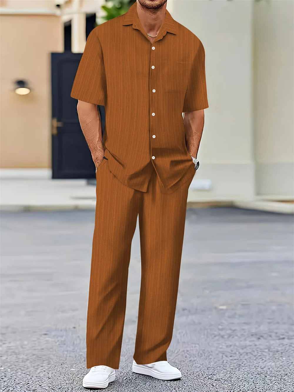 Intims - Ensemble Chemise & Pantalon Casual/ Chic - Tendance 2025