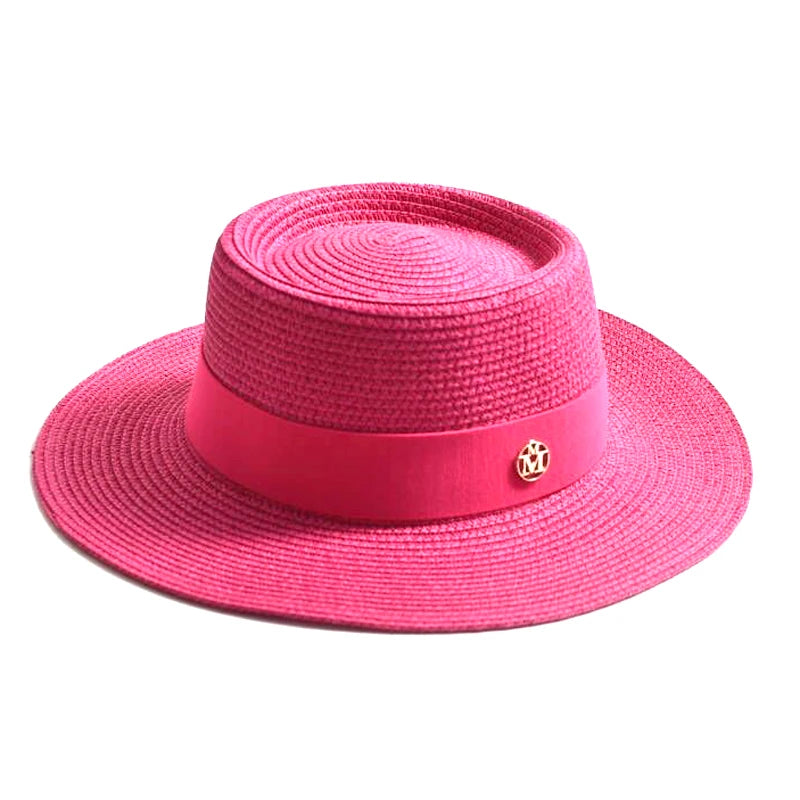 Intims - Chapeau de Paille Coloré à Ruban - 17 Couleurs
