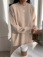 Intims - Robe Longue Décontractée à Maille & Col Rond pour Femme - 10001FR