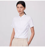 Intims - Chemisier Slim Fit Col Officier pour Femmes - 00123FR
