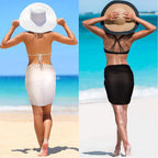 Intims - Jupe Paréo de plage courte en mousseline de soie - 57913FR