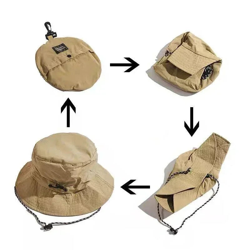 Intims - Chapeau de Pêcheur à Cordon Pliable Anti-UV & Imperméable - 73942FR
