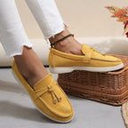Intims - Mocassins Femme Rétro en Cuir Ultra Confort