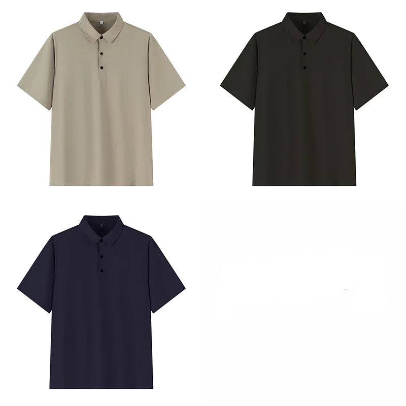 Intims - Lot de 3 Polos Manches Courtes en Grandes Tailles pour Hommes - 48321FR