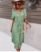 Intims - Robe Midi Imprimée à Fleurs pour Femme - 97531FR